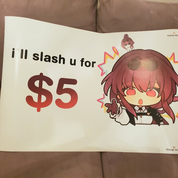 Honkai Star Rail Kafka Chibi Art Print Huge Big Poster Sign - Picture 2 of 6